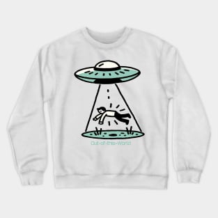 Cosmic Kidnap: Space and Beyond Crewneck Sweatshirt